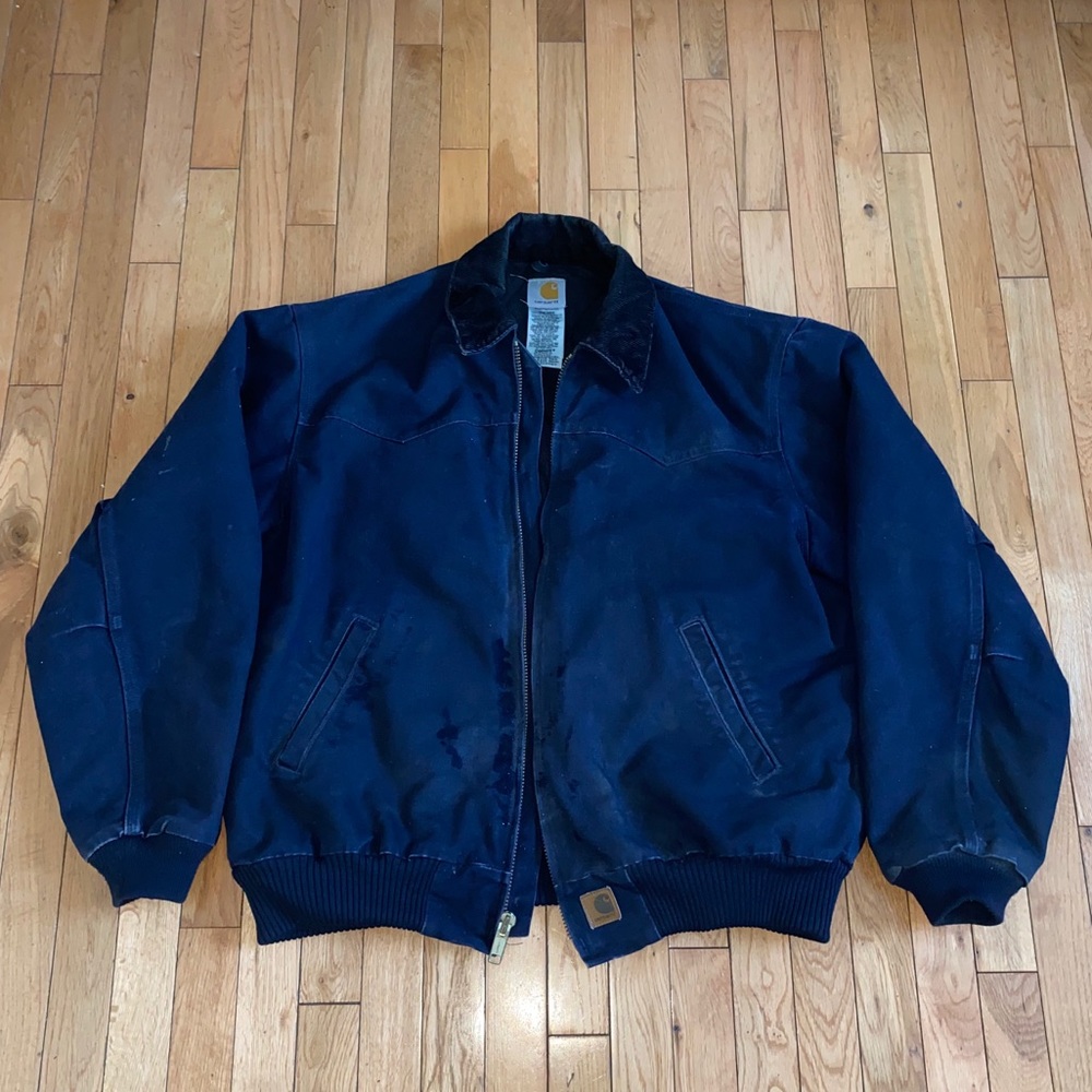 Vintage Carhartt Santa Fe Chore Bomber Jacket